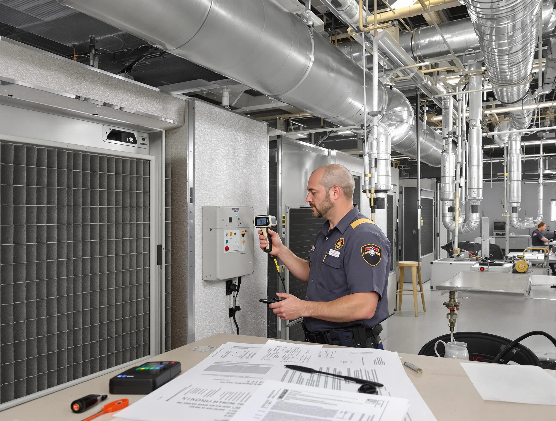 Professional filter system inspection by Reading Air Duct Cleaning in Reading