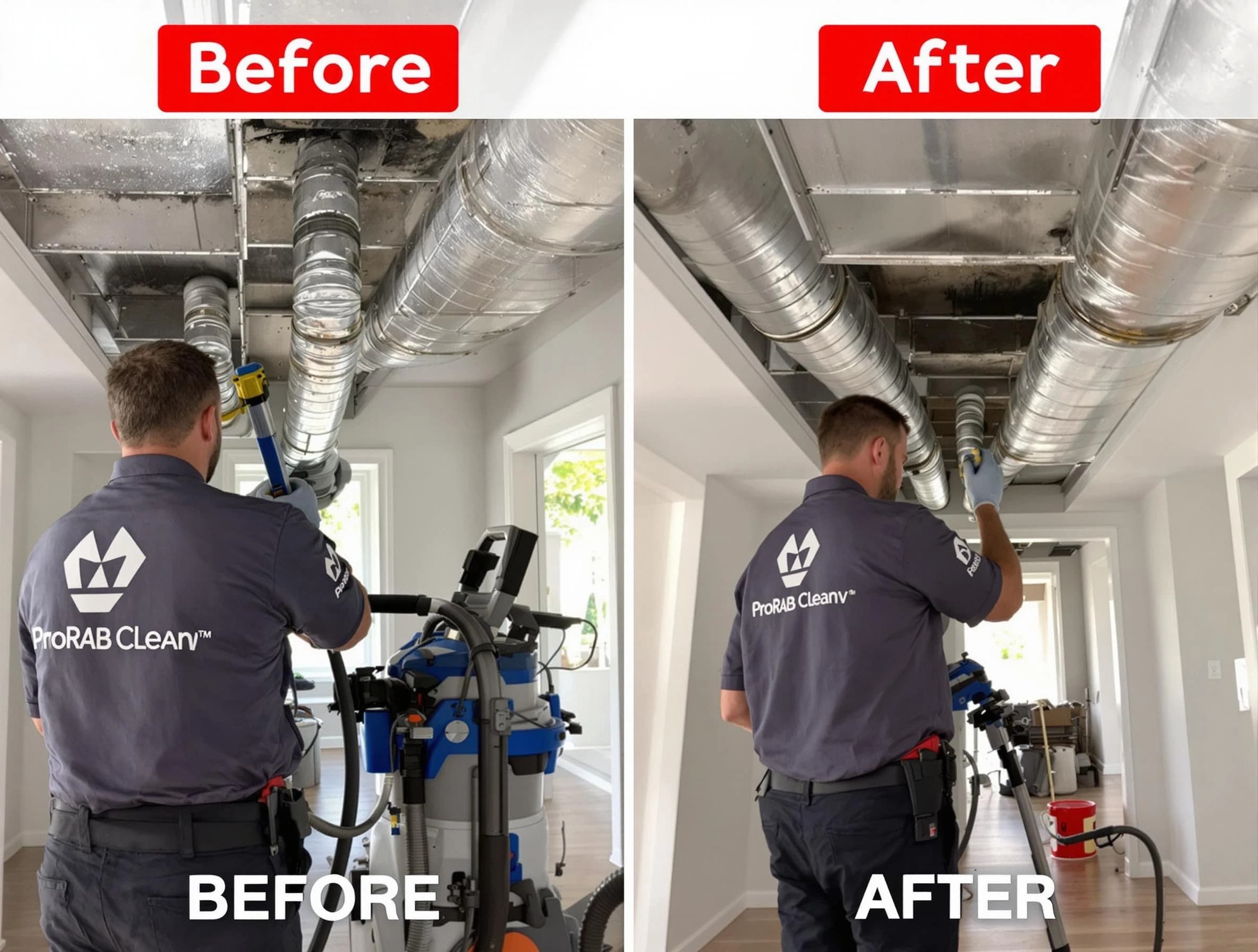 Reading Air Duct Cleaning expert performing thorough residential duct cleaning in a Reading home