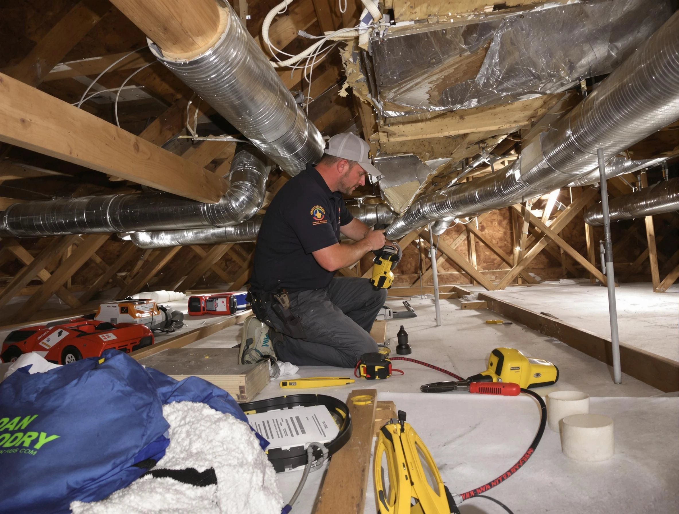 Professional air duct repair by Reading Air Duct Cleaning in Reading