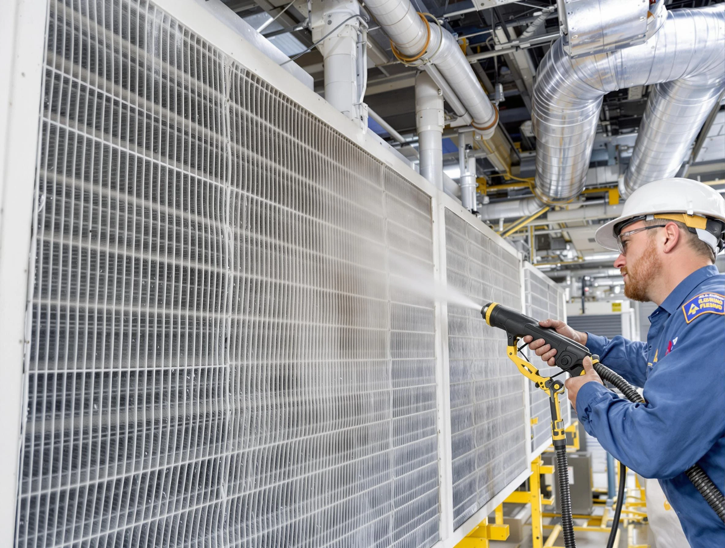 Professional commercial coil cleaning by Reading Air Duct Cleaning in Reading